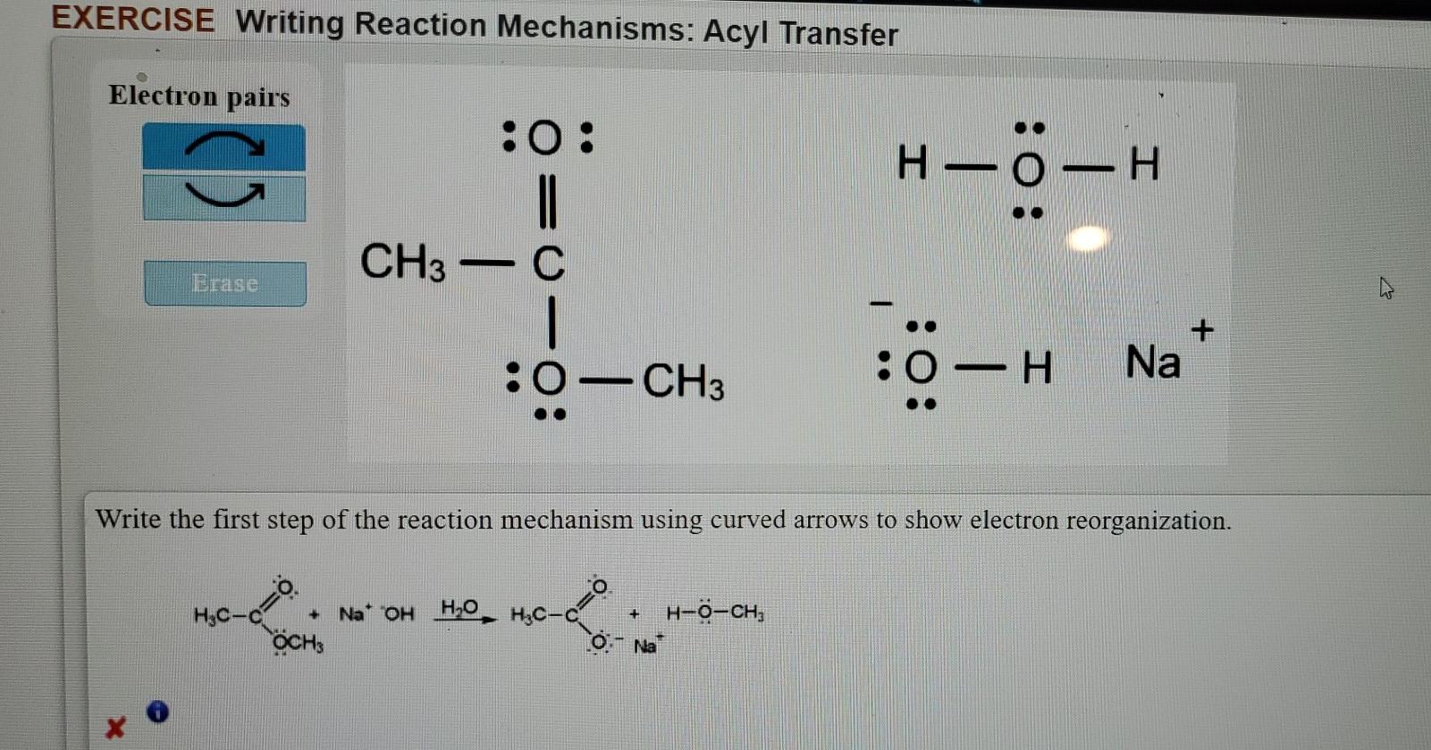 Solved EXERCISE Writing Reaction Mechanisms Acyl Transfer