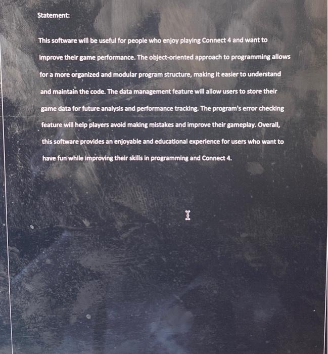 Solved write me a full python code for the connect 4 game | Chegg.com