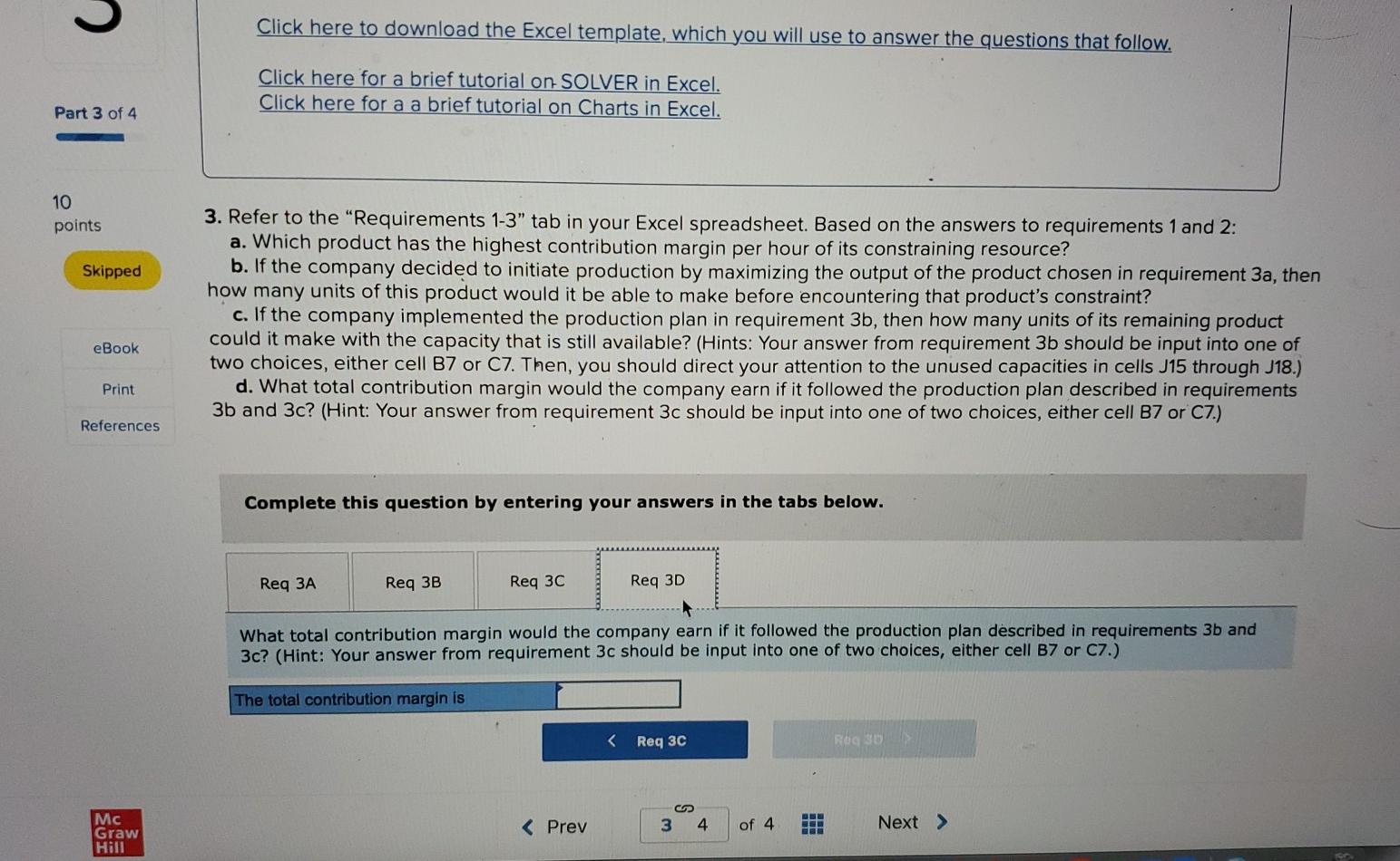 Solved Check my work 3 Required information Part 3 of 4 [The | Chegg.com