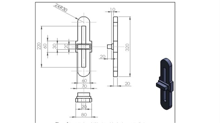 Solved can you design this part step by step using | Chegg.com