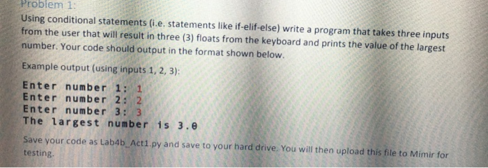 Solved please use python language to help problem 1. please | Chegg.com