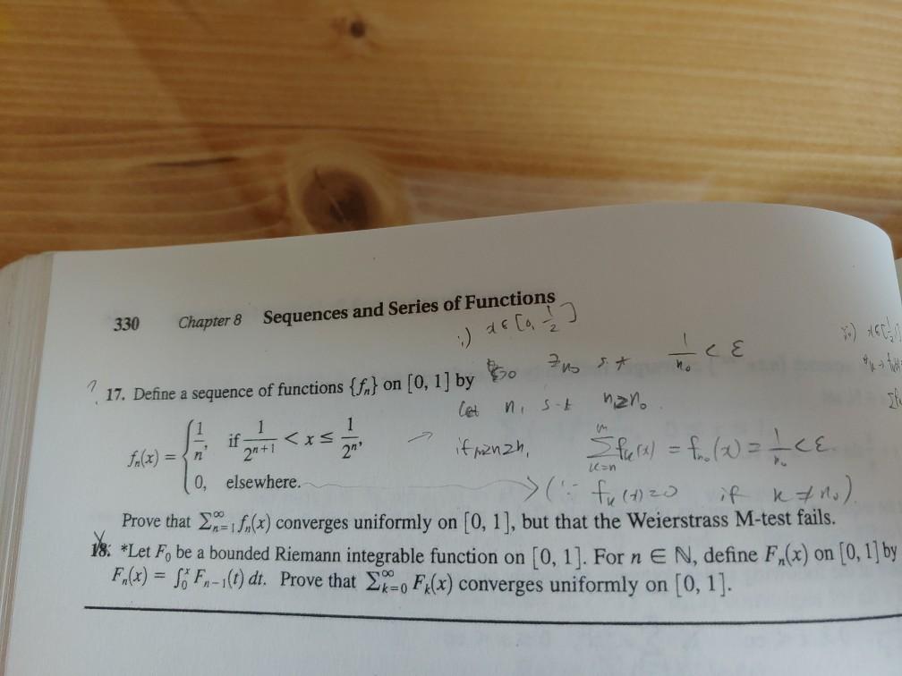 Solved 330 Chapter 8 Sequences and Series of Functions ;) de | Chegg.com