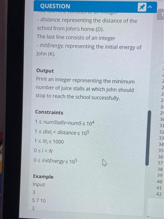 Solved QUESTION The current selected programming language is | Chegg.com