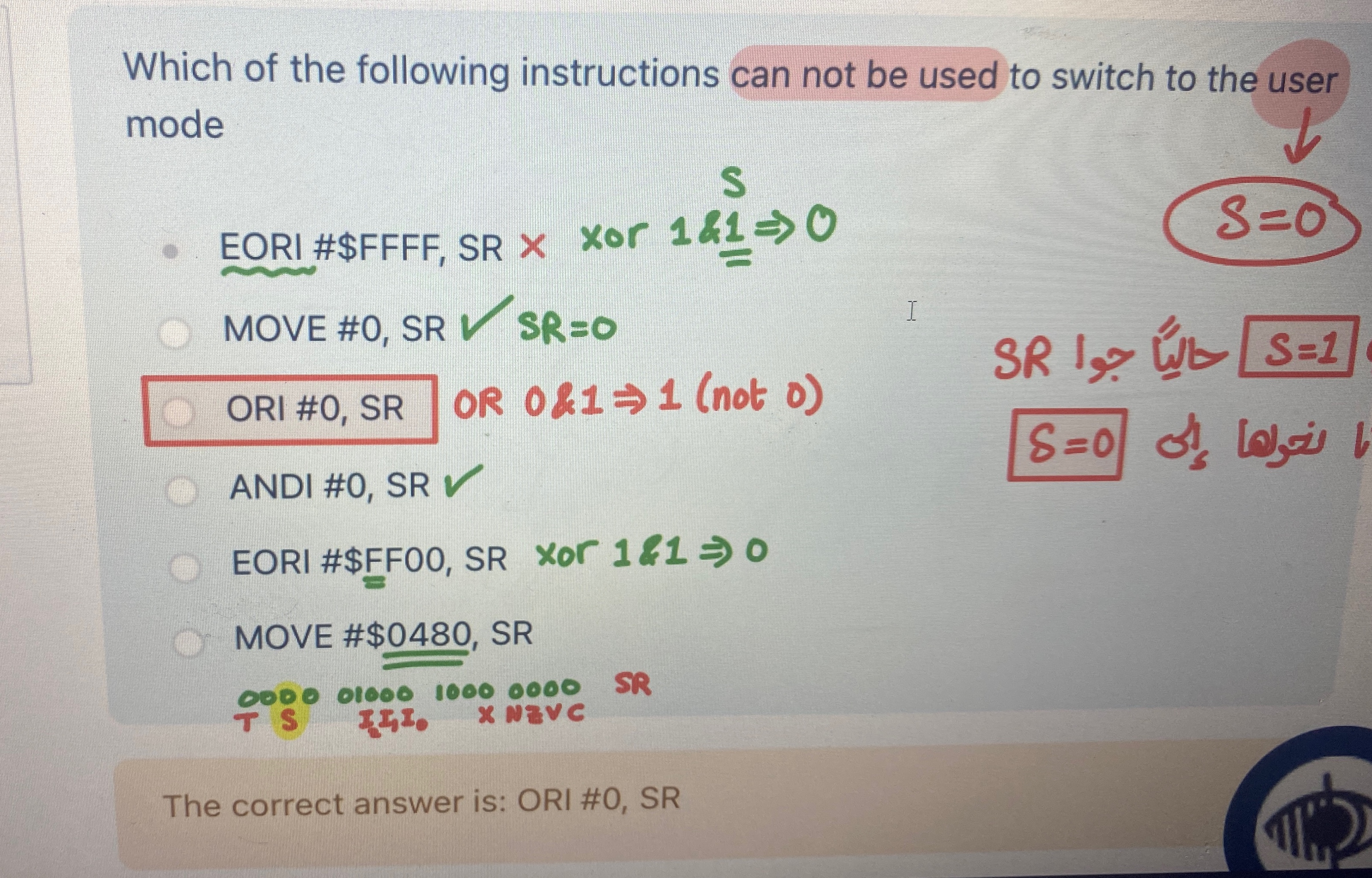 Solved Which of the following instructions can not be used | Chegg.com