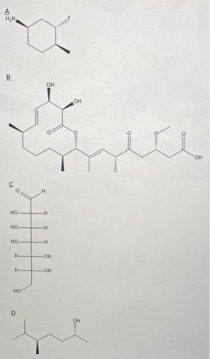 Solved For the following molecules: a. How many stereogenic | Chegg.com