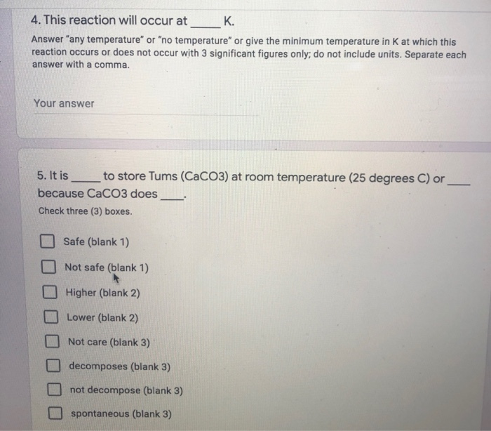 Solved The active ingredient in Tums antacid is CaCO3.