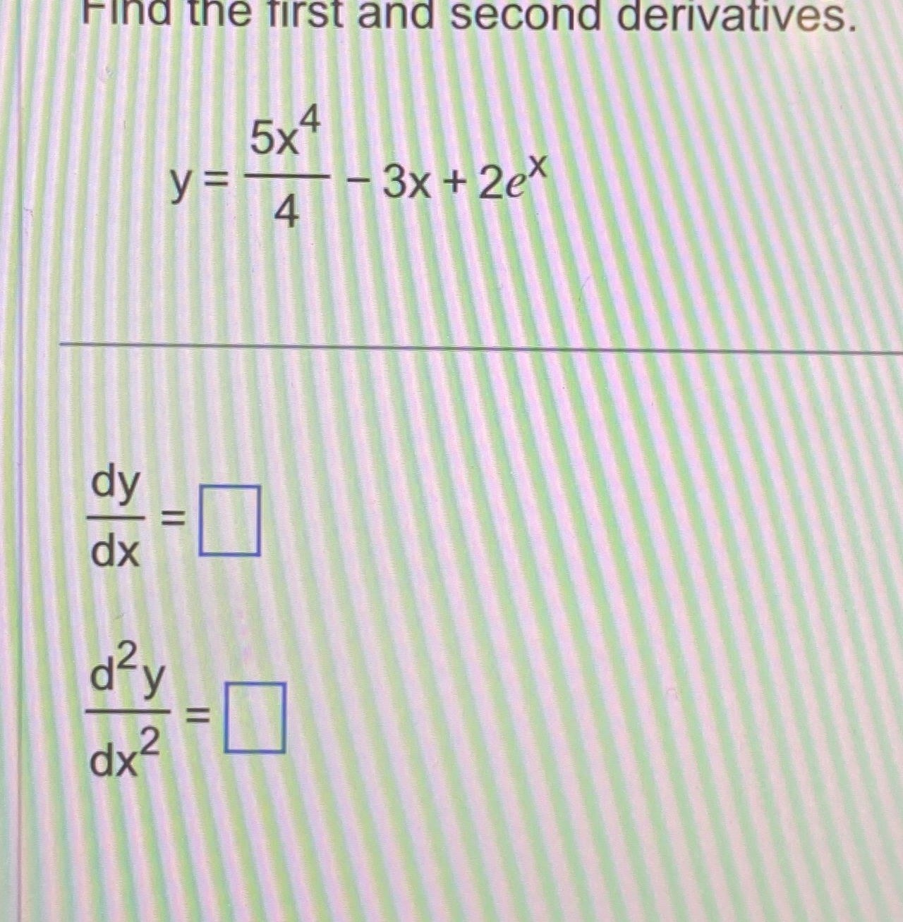 Solved Find the first and second | Chegg.com