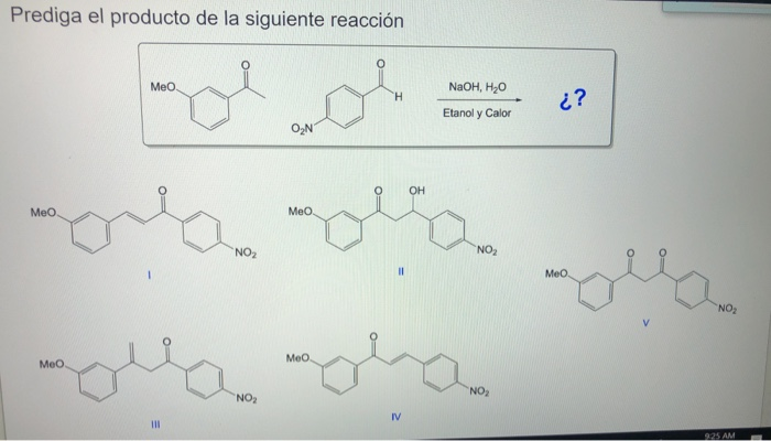 Solved Prediga El Producto De La Siguiente Reacción Meo | Chegg.com