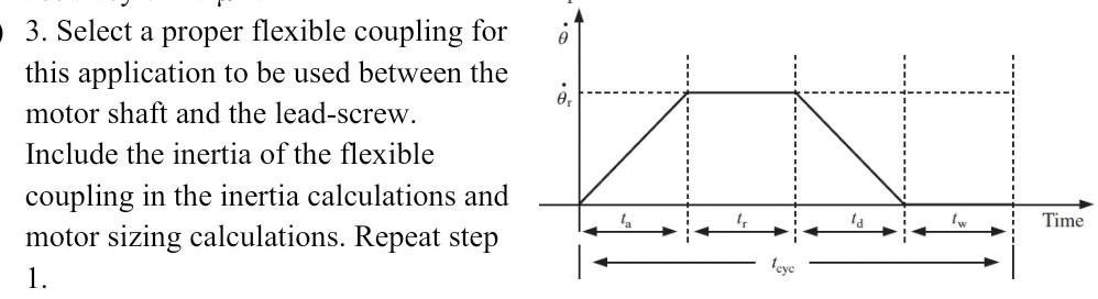 3. Select a proper flexible coupling for this | Chegg.com