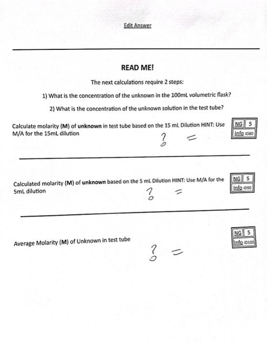 copper analysis calculation - laboratoryanswer the | Chegg.com