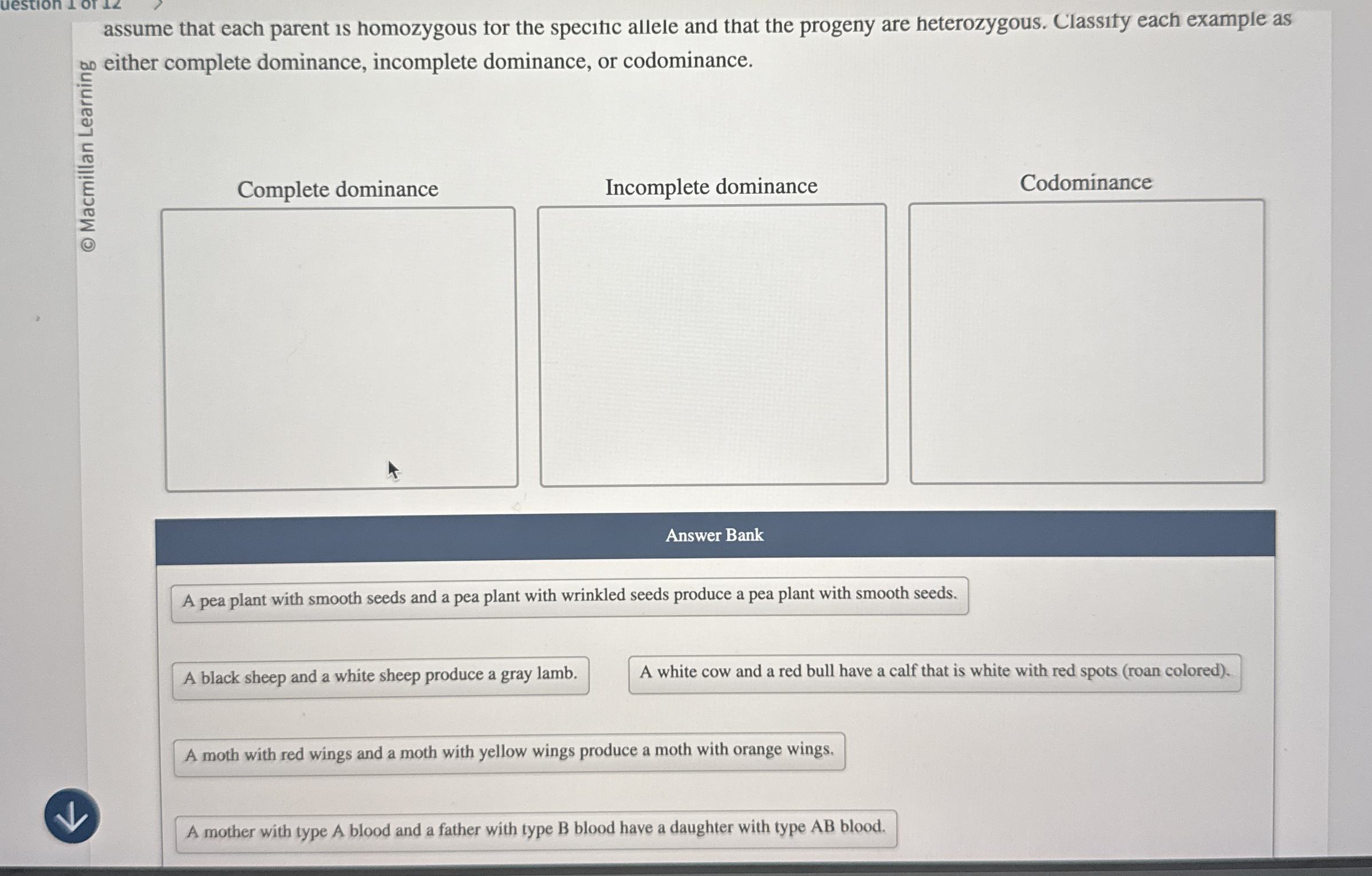 Solved assume that each parent is homozygous for the | Chegg.com