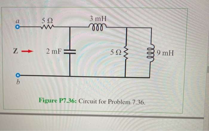 Solved *7.36 Find the input impedance Z of the circuit in Solved *7.36 Find the input impedance Z of the circuit in