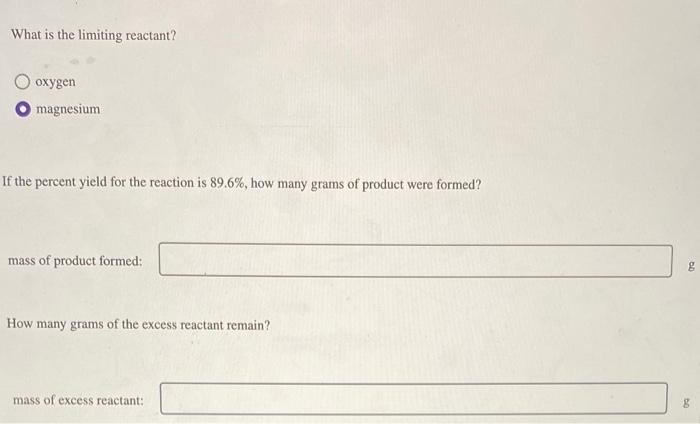 Solved cepasition What ti the timiting reactint? thyman | Chegg.com