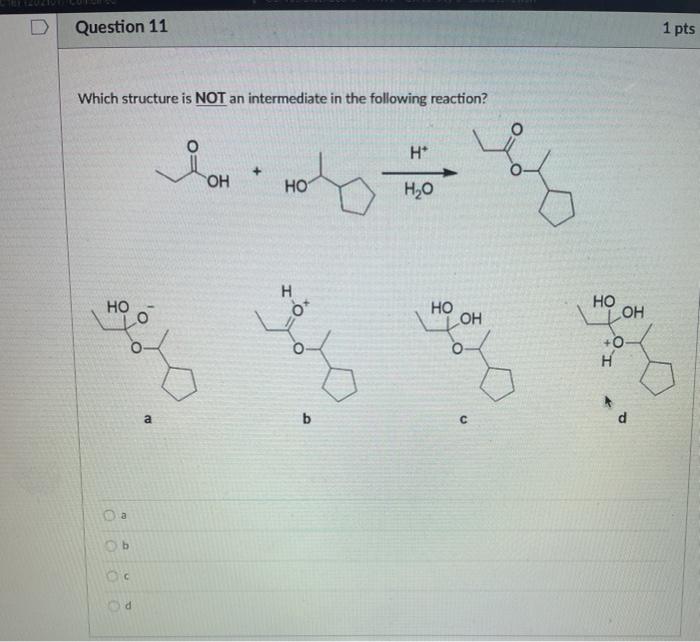 Solved Question 11 1 pts Which structure is NOT an | Chegg.com