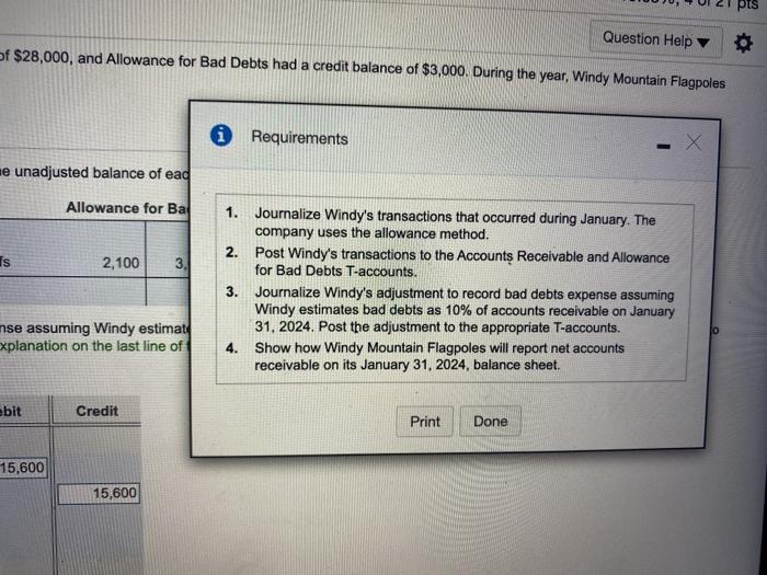 Solved 1. Enter The Beginning Balances And The Journal | Chegg.com