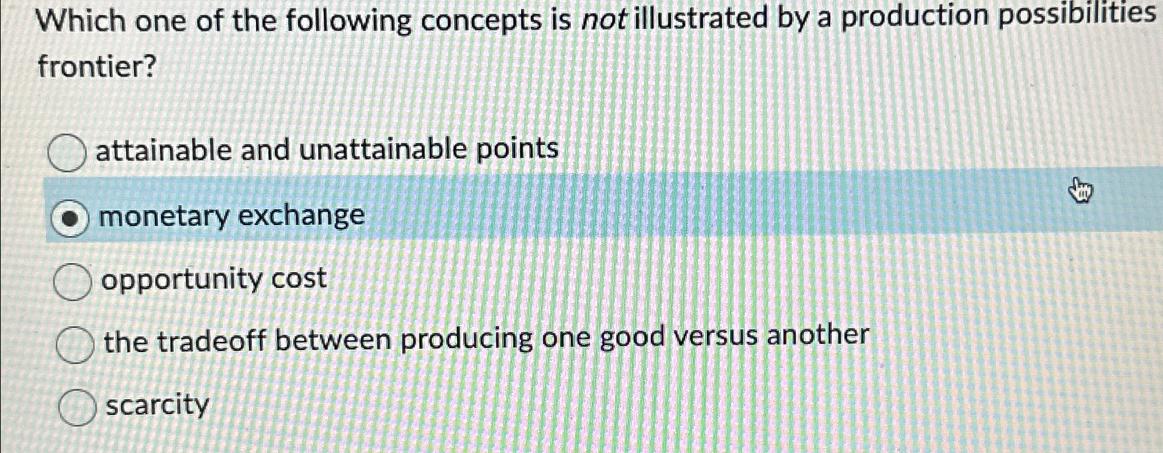 Solved Which one of the following concepts is not | Chegg.com