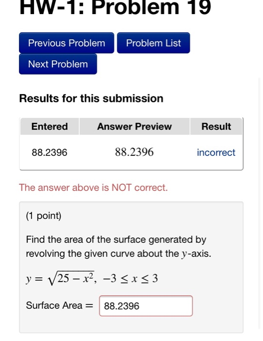 HW-1: Problem 21 Problem List Previous Problem Next | Chegg.com