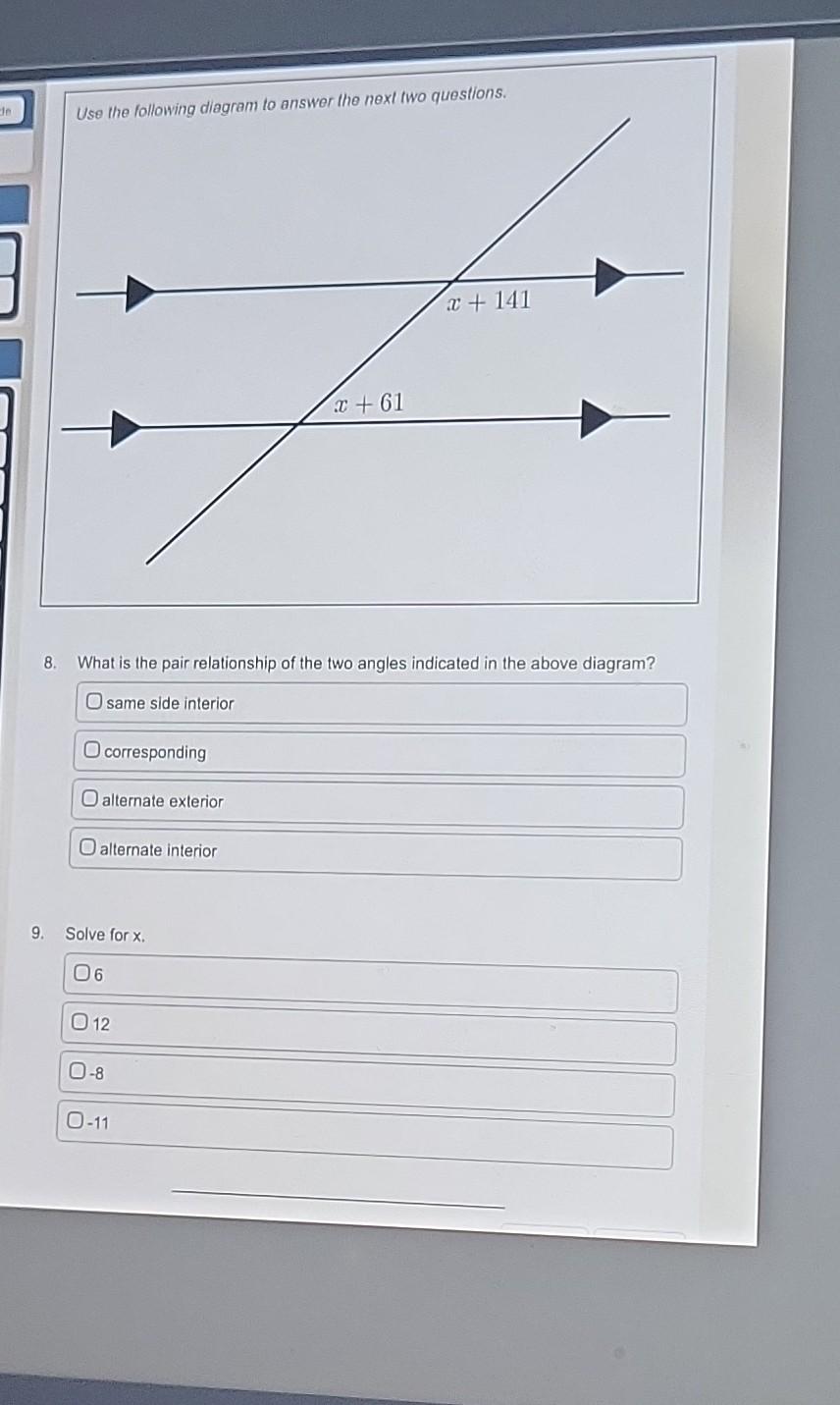 Solved Use the following information to answer the next | Chegg.com