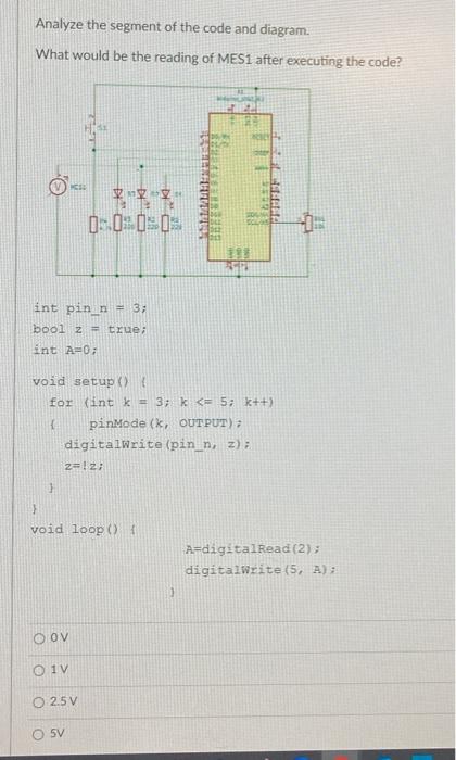 Solved Analyze the segment of the code and diagram. What | Chegg.com