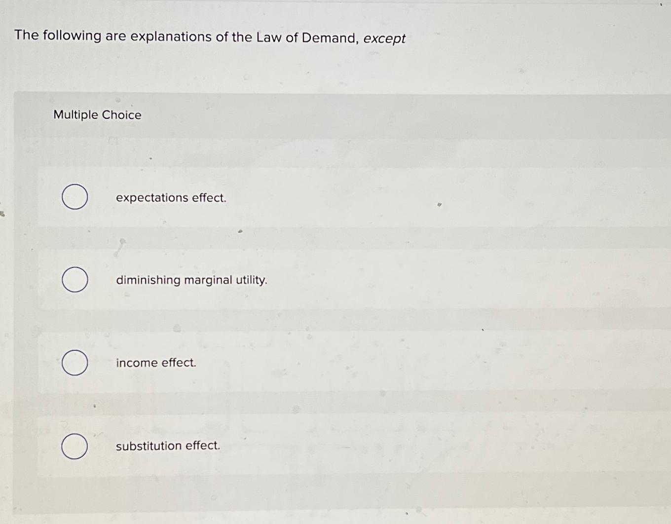 solved-the-following-are-explanations-of-the-law-of-demand-chegg