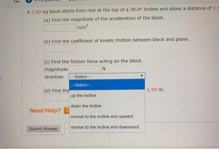 Solved 12. -/10 Points SerPSE10 5.8.OP.035.MI. A 2.80-kg | Chegg.com