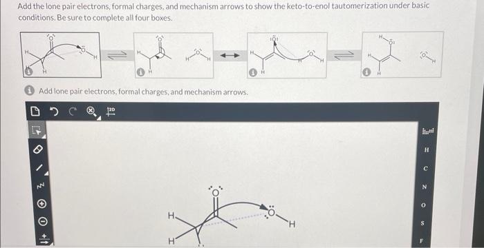 Solved Add the lone pair electrons, formal charges, and | Chegg.com
