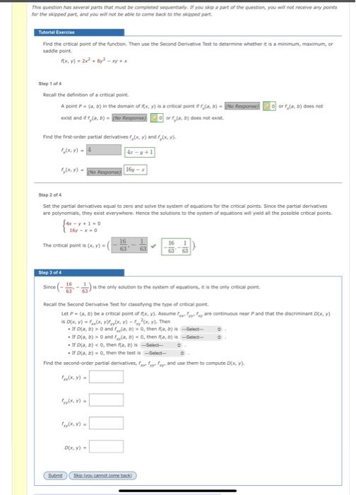 Solved This question has several parts that must be | Chegg.com