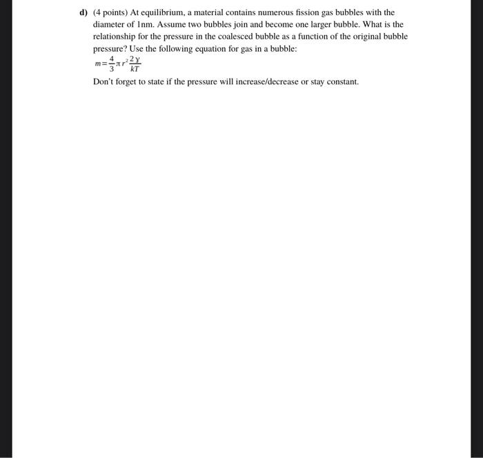 Solved 4. (20 Points) Mechanical Failure Analysis A fresh