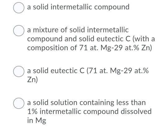 Solved Refer to the accompanying Mg-Zn phase diagram below | Chegg.com