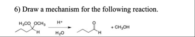 Solved Draw the full mechanism for the following reaction. | Chegg.com