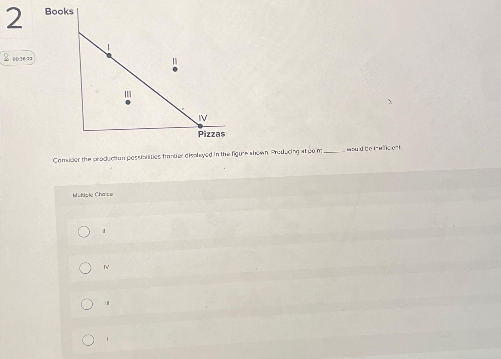 Solved Consider The Production Possibilities Frontier | Chegg.com