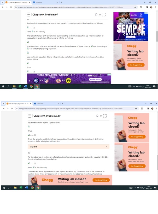 Solved ALL the equations in Problems 9 ﻿and 13 ﻿of the | Chegg.com