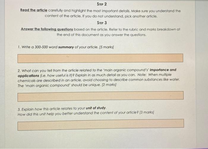 unit 3 editorial assignment