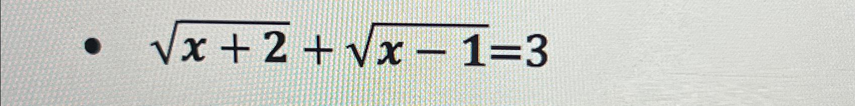 Solved x+22+x-12=3 | Chegg.com