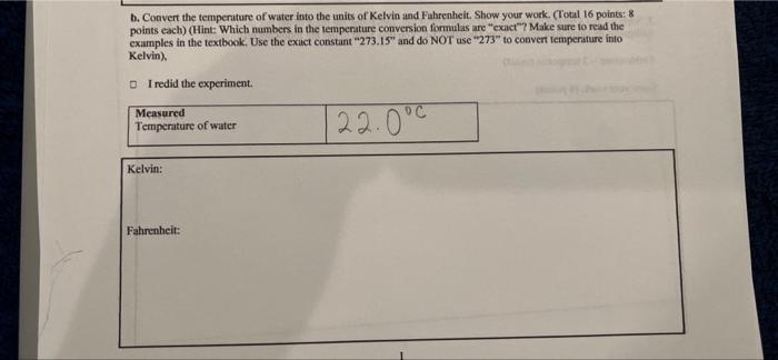 Temperature Conversion Formulas