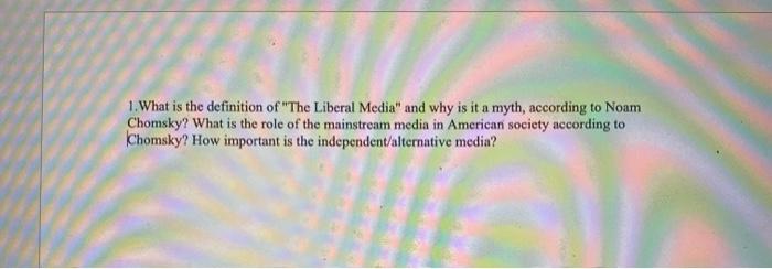 The Myth of the Liberal Media