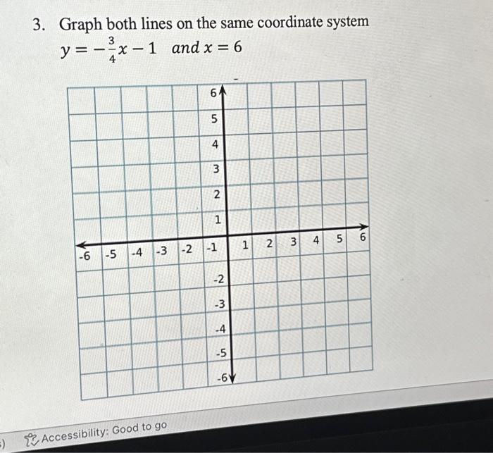 Solved 3. Graph both lines on the same coordinate system | Chegg.com