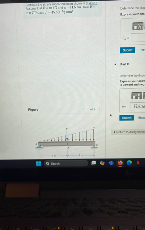 Solved Consider the simply supported beam shown in (Figure | Chegg.com