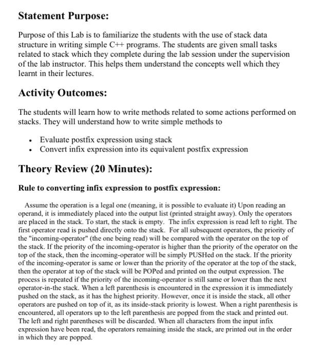 Solved Statement Purpose: Purpose of this Lab is to | Chegg.com
