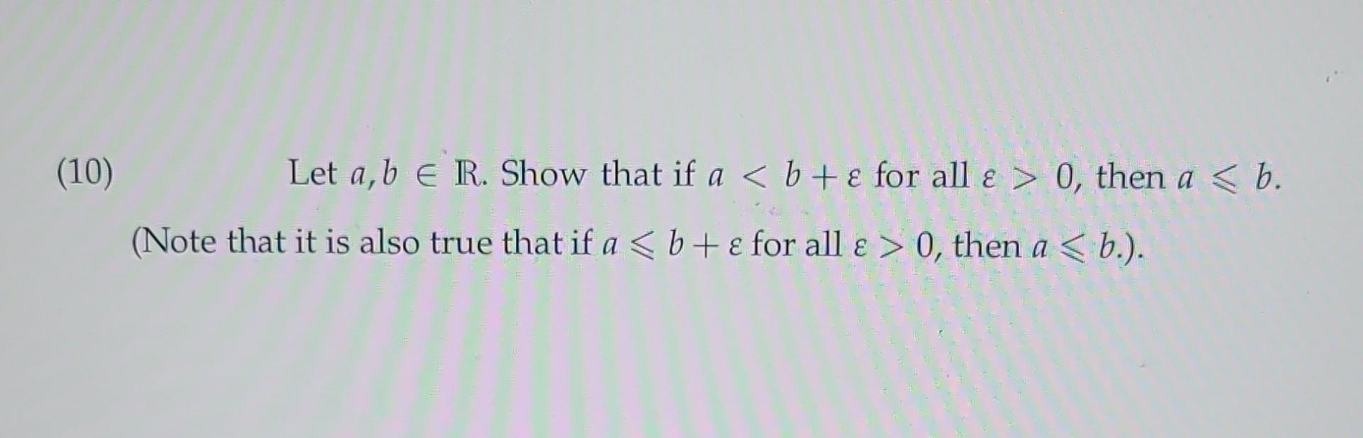 Solved This is a question on real analysis. Please answer | Chegg.com