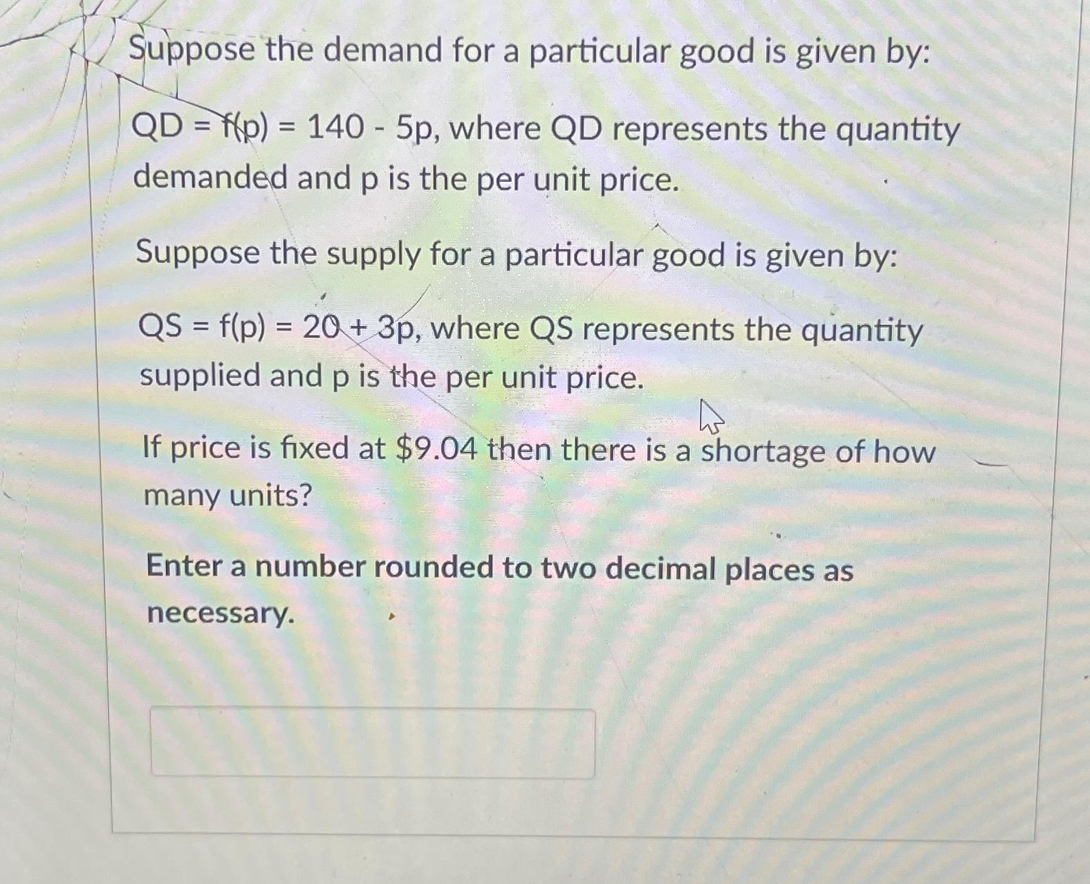 solved-suppose-the-demand-for-a-particular-good-is-given-by-chegg