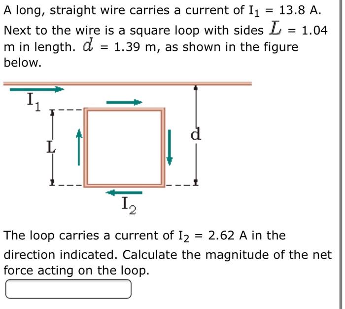 Solved A long, straight wire extends into and out of the