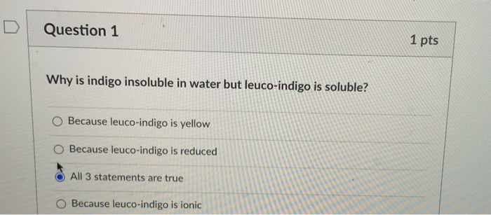 Solved Question 9 1 pts Which of the following is NOT true | Chegg.com