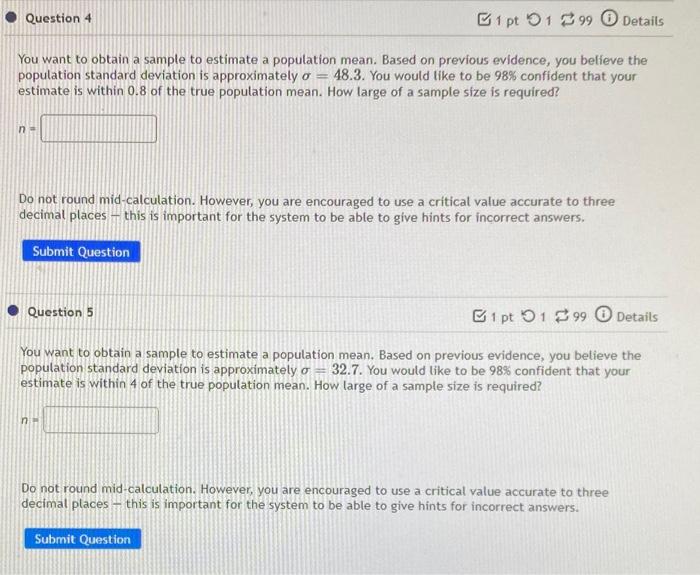 Solved Question 4 B1 pt 1 299 Details You want to obtain a | Chegg.com