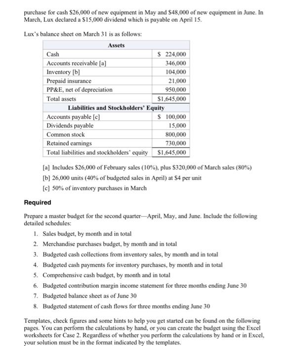 case study how do i budget answer key