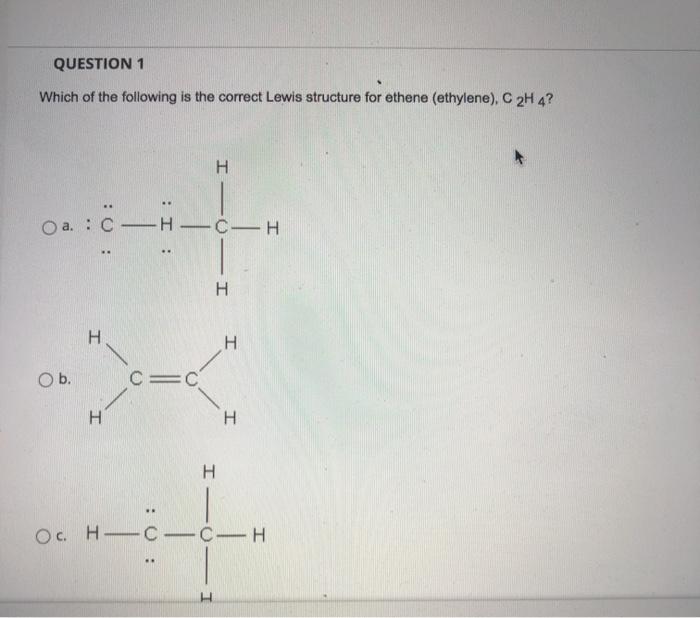 Solved QUESTION 1 Which of the following is the correct Chegg