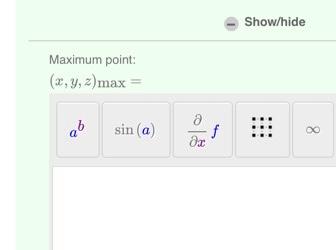 Solved Format: - If your answer is a point, enter it in the | Chegg.com