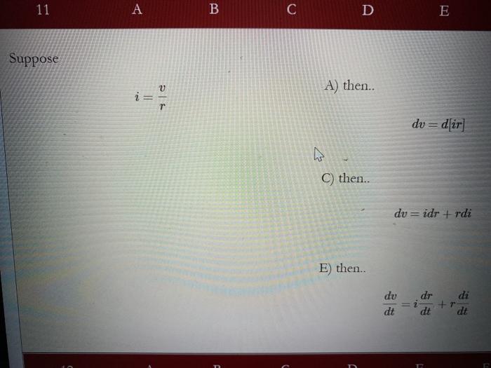 Solved 11 B C DE F G H 1 Suppose SELECT ALL APPLICABLE CHOI | Chegg.com
