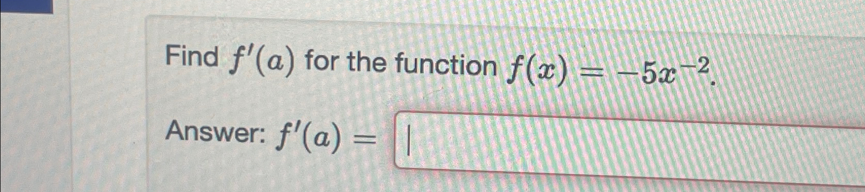 solved-find-f-a-for-the-function-f-x-5x-2-answer-chegg