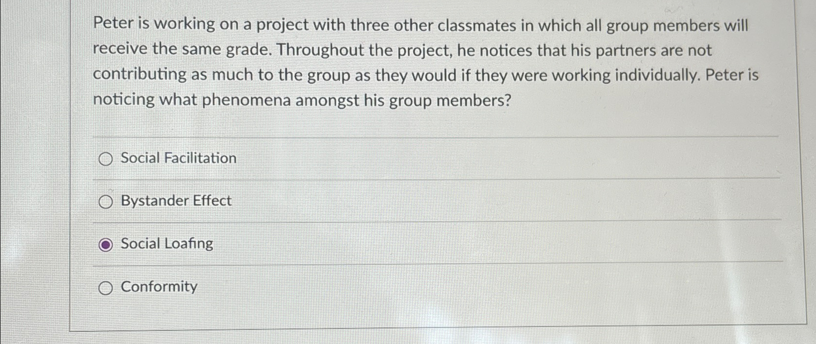 Solved Peter is working on a project with three other | Chegg.com